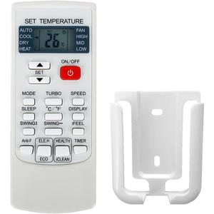 Replacement Remote Control for Della AC Air Conditioner Remote Control 048-MS-12K1V-17S-IN 048-MS-12K2V-17S-IN 048-MS-12K2V-22S-IN 048-MS-18K2V-17S-IN 048-MS-18K2V-22S-IN 048-MS-24K2V-17S-IN
