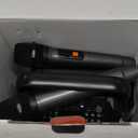 Karaoke Machine, Portable Bluetooth Speaker with 2 Wireless Microphones for Adults & Kids with Lights, Karaoke Microphone with PA System Supports USB/TF/FM/AUX for Home Party Home System Packages (Black)