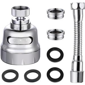 Kitchen Sink Faucet Sprayer Attachment, Movable Kitchen Tap Head 360 Rotatable, Anti-Splash Sink Sprayer Faucet Nozzle Head, Water Saving Faucet Aerator