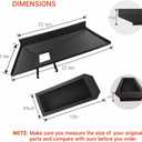 SUONA Bottom Tray Assembly 9004190164 for Masterbuilt Gravity Series 560 Grill Replacement Parts Drip Pan for Masterbuilt MB20040220 MB20041020 Grease Tray with Catch Pan