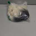 Aimole Bride Wig Short Ombre White Straight Wigs Halloween Costume Cosplay Party Flapper Synthetic Women Hair 8" (#1BT613M)