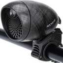2-in-1 Bike Electric Horn with Headlight, 118dB Loud Bicycle Bell, 3 Light Modes, USB-C Rechargeable, IP65 Waterproof, DIY Customizable Ringtone Bike Bell for Mountain/Road Bike,Scooter,E-Bike