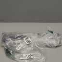 6 Pack - 18 inch Black Hidden L Shelf Bracket (1/5 Inch Thicked) Iron Floating Shelf Brackets Rustic Industrial Metal Brackets for Shelf Support