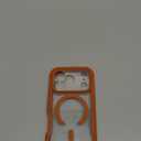 FNTCASE for iPhone 17 Pro-Max Case: Clear Magnetic Phone Cases with Screen Protector Compatible with Magsafe Slim Anti Yellowing Rugged Shockproof Protective Transparent Cell Phone Cover (B-Orange)