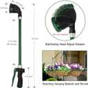 Watering Wand for Hanging Baskets & Windows, Lightweight 6-Spray Wand, Ergonomic Nozzle for Garden, Patio, Car Cleaning (Green, 24 Inch)