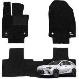 WENNEBIRD Superior Carpet Floor Mats for 2023-2026 Lexus RX, 0.5-Inch Ultra-Thick, Noise-Reducing, All-Weather Waterproof Anti-Slip 3-Pc Set