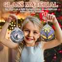 Stained Glass Christmas Ornaments - Tree Decorations - Gift Exchange Ideas - Witch Black Cat Design