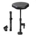 Caddytek Removable Seat for Golf Push Cart - Compatible Only with Compact and Auto+360 Golf Push Carts, Cushioned Golf Cart Seat Accessory with Easy Install and Heavy Duty Bracket