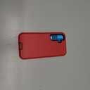 ONOLA Phone Case for Samsung Galaxy S23 FE Case with HD Screen Protector, Heavy Duty Shockproof & Dropproof 3-Layer Cover Phone Case for Galaxy S23 FE 6.4'', Red Black