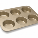 Nordic Ware Natural Aluminium Muffin Pan, 2 Pack 