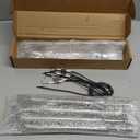 Hisencn Repair Kit for Master Forge 1010037, 1010048 Gas Grill Models, Stainless Steel Burners, Stainless Steel Heat Plates Replacement Parts, Grill Replacement Parts for Master Forge