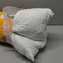 Artscope Synthetic Down Pillow Insert, 20x20 Down Alternative Throw Pillow Insert. Ultra Soft Fluffy Sleeping Pillow with 100% Cotton Cover, Decorative Pillows Set of 2-White.