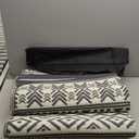 MontVoo Outdoor Rug Carpet Waterproof 9x12 Outdoor Patio Rug Mat Reverisble Plastic Straw Outdoor Rug for RV Camping Picnic Beach Balcony Boho (Grey,Large)