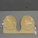 Wekofi Women's Plunge Backless Strapless Bra Push Up Adhesive Sticky Invisible Padded Underwire Bra(D,Sand)