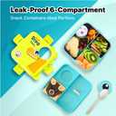 Bento Box for Kids Toddler Lunch Containers for Kids Lunch Boxes, Kids School Bento Lunch Box, Leak proof Lunch Containers, Dinosaur Lunch box