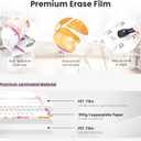 EYROZILL 2025-2027 Dry Erase Wall Calendar, 48"x32" Large Monthly Planner for Home, Office & Classroom, Academic Year Whiteboard with Markers & Eraser (July 2025 - June 2027)