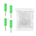 [Strip Style] Vabiooth 50Pcs 4mL Cupcakes Disposable Plastic Transfer Pipettes Liquid Dropper for Chocolate or Strawberries Cupcakes, Ice Cream, Mini Cakes, Waffles, Children's Painting