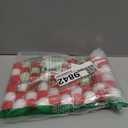 Tatuo 100 Pieces Wool Felt Balls 2 cm Pom Poms for Crafts Handmade Colorful Felt Balls Small Pompoms for DIY Holiday Daily Crafts Decorations(Red，White