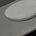 KOHLER 4636-RL-0 Cachet ReadyLatch Elongated Slow Close Toilet Seat, Soft Close Toilet Seat Quiet Lid, Contoured Grip-Tight Bumpers Installation Hardware, Apartment Essentials, White