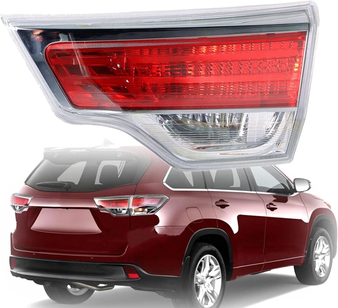 munirater 1-Pack Rear Right Tail Light Brake Lamp Replacement for Highlander 2014-2016 Inner Passenger Side munirater 1-Pack Rear Right Tail Light Brake Lamp Replacement for Highlander 2014-2016 Inner Passenger Side