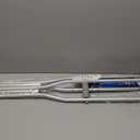 Medline Aluminum Crutches for Kids, Adults & Seniors, Walking Aid, 300 LB Weight Capacity ,1 Pair,(Medium Fitting 5'2" - 5'10")