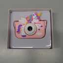 Unicorn Toys Camera for Kids Girls Age 3-8, Toddler Kids Digital Camera Christmas Birthday Gifts for 3 4 5 6 7 8 Years Old Girl, Cute Selfie Video Camera, HD 1080P, 32GB SD Card Included, Pink