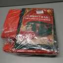 FOTSHARER Christmas Ornament Storage Box with 4 Adjustable Trays Holds up to 96 Ornaments Christmas Ornament Boxes with Dividers Ornament Organizer Storage Box Holiday Xmas Decorations Storage Bin (Green)