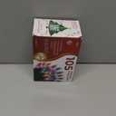 Warm Multi Color Christmas Lights - 20 ft String of 105 Incandescent Mini Bulbs Multifunctional Lighting Modes, for Decorative, Bedroom, Outdoor, Xmas Twinkle Tree Lights with Green Wire Total 21.6 ft