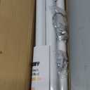 Closet Rods for Hanging Clothes, 17 to 84 Inch Heavy Duty Stepless Adjustable Closet Hanging Rod, 1.3 Inch Diameter Metal Closet Rod for Wardrobes Laundry Bedroom RV, White