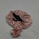 YANIBEST Adjustable Silk Bonnet Double Layer Satin Bonnet Hair Bonnet for Sleeping Bonnets for Women Hats Curly Natural Hair, Blush Pink (One Size)