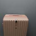 20 Inch Carry On Luggage 22x14x9 Airline Approved Suitcase, Pink