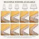 Bed Gap/Space Filler, Mattress Extender for Twin/Full/Queen/King Bed, High-Density Sponge Close Gap(0-12"), Stop Losing Your Pillows(Beige-LxWxD-60 * 2 * 6in), Queen-60x2x6in