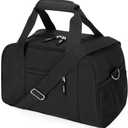 SeaRock 14 inch Small Gym Bag, Mini Duffel Bag for Women & Men, Carry On Lightweight for Travel Sport - Black