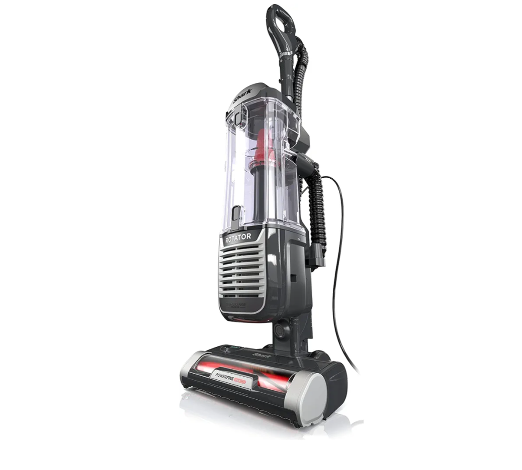 Shark ZU102 Rotator Pet Upright Vacuum with PowerFins HairPro & Odor Neutralizer Technology, Charcoal, 2.9 L Dust Cup
