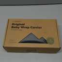 KeaBabies Baby Wrap Carrier - All in 1 Original Baby Carrier Newborn to Toddler Sling, Easy to Wear, Hands Free Bonding, Lightweight, Breathable Infant Wraps (Trendy Black) (One Size (Pack of 1))