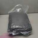 ABENE Mattress Topper Twin for Back Pain Relief, Extra Thick Mattress Pad Pillowtop, Soft Mattress Protector Cover with 8"-21" Deep Pocket, Overfilled Down Alternative Filling (Gray, Twin)