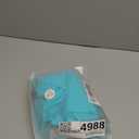 ANFILIA Two Piece Tankini Swimsuits for Women Scallop Trim V Neck Tankini Top with Bottom Tummy Control Bathing Suit (XX-Large, Printed Aqua Green)