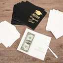 Gueevin 50 Pcs 2026 Graduation Money or Gift Card Holders,Class of 2026 4.5 x 8 Inch Folded Gift Card Holders with Envelopes Gold Foil Graduation Cards, 290gsm Cardstock