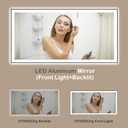 48x30 Inch LED Bathroom Mirror with Black Frame, 
Product Dimensions	48"L x 30"W