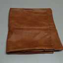 12X20 Inch Brown Faux Leather Throw Pillow Covers Set of 2 Modern Farmhouse Solid Outdoor Lumbar Boho Cognac Pillow Covers for Room Couch Living Bedroom Bed Sofa Decorative