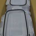 Airtight Food Storage Containers with Lids, 24 PCS Kitchen and Pantry Organization Canisters, BPA-Free, PVC-Free, Food-grade Plastic Leak-proof Jars for Cereal, Flour, Sugar, Extra 24 Labels & Marker