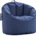 Big Joe Milano Beanbag Chair Navy Smartmax