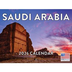 Saudi Arabia Calendar 2026 Wall 12 Month Monthly Saudi Arabian Gifts Calender | American Made In The USA