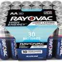 Alkaline Aa Batteries 30/Pack Qty: 30
