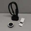 Magnetic Phone Holder for Bed Laying Down with Remote Page Turner, Bedside Gooseneck Phone Stand with Clicker for Reading, Flexible Mount with Wireless Scrolling Ring for iPhone/Tiktok/Short Video