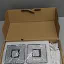 Battery Operated Wall Sconces Set of 2, Dimmable 3 Color Battery Wall Sconce with Remote, Black Gold LED Rechargeable Sconces, 24 Inch Modern Wireless Wall Lights for Bedroom, Living Room