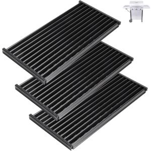 17" Grill Grate for Charbroil Performance TRU-Infrared 450 3-Burner 463370719 463371719 463371116 463371316 463371716, Porcelain Steel Emitter for Charbroil Grill Replacement Parts, 3-Pack