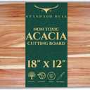 Acacia Cutting Board 18x12  Non Toxic Cutting Board Made from Premium End Grain Acacia Wood, Durable Wood Chopping Board for Meat, Vegetables
