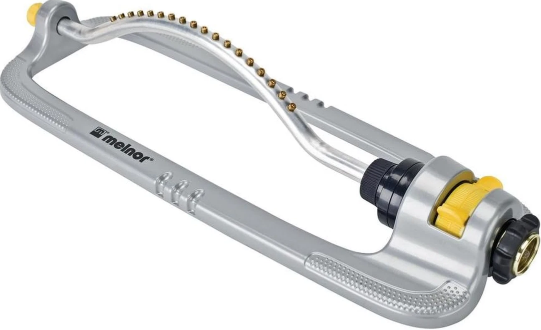 Melnor® XT™ Turbo Oscillating Sprinkler - 4000sq ft Coverage - Heavy-Duty Aluminum - Brass Nozzles Melnor® XT™ Turbo Oscillating Sprinkler - 4000sq ft Coverage - Heavy-Duty Aluminum - Brass Nozzles