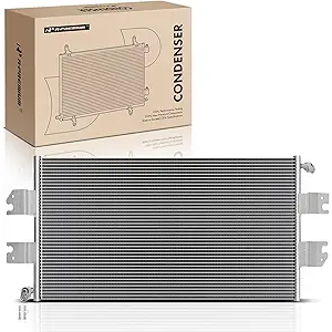 A-Premium Air Conditioning A/C Condenser Compatible with Chevrolet & GMC Models - Express 1500 2500 3500 4500, Savana 1500 2500 3500 4500, 2003-2022